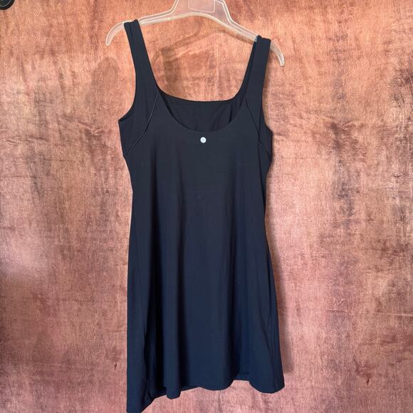 Calia Inspire Scoop Back Dress pure black SMALL skort dress athletic dress $108 - Picture 11 of 13